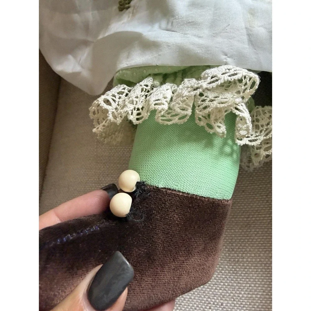 VTG Handmade Cloth Rag Doll 24